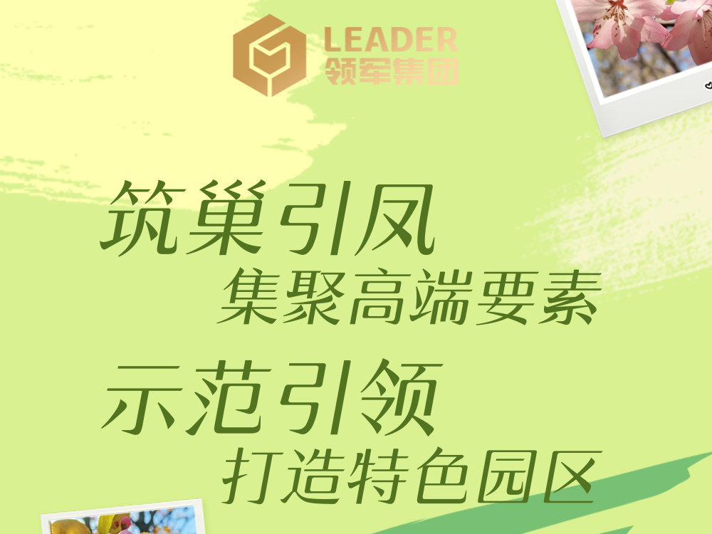 筑巢引凤，集聚高端要素 示范引领，打造特色园区
